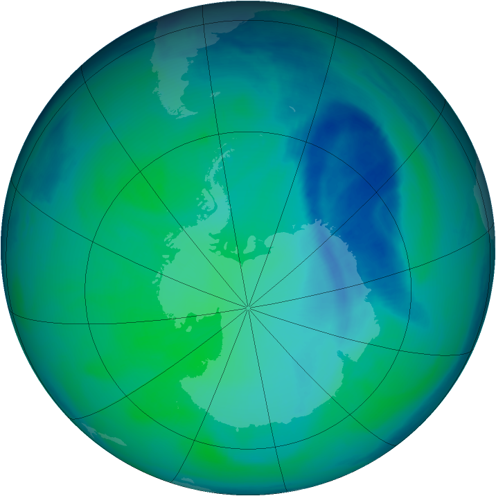 Ozone Map 2006-12-17